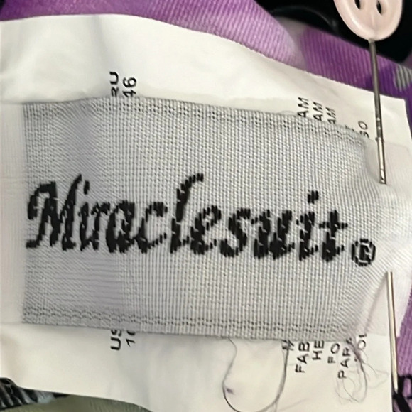 Miraclesuit Watercolor Floral Tankini Top - Size 10 - Picture 4 of 7